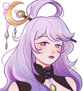 full color . lineart bust up: $36